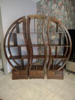 Koloniaal teakhout ronde kast., Ophalen of Verzenden