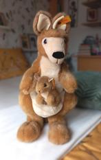 Steiff kangoeroe met baby, Ophalen of Verzenden, Zo goed als nieuw