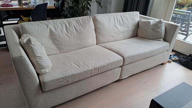 Ikea Stockholm 3,5 zits bank, Huis en Inrichting, Banken | Bankstellen, Gebruikt, Rechte bank, Driepersoons, 200 tot 250 cm, 75 tot 100 cm