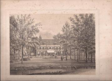 Nieuw-Amelisweerd Litho P.J. Lutgers ca. 1869 beschikbaar voor biedingen