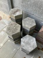 20 zeshoekige tegels, Ophalen, Gebruikt, Minder dan 5 m², Beton
