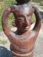 Vintage grote terracotta vaas, Antiek en Kunst, Ophalen