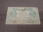 Biljet 5 gulden zilverbon 1944, laag serienummer, Postzegels en Munten, Bankbiljetten | Nederland, Ophalen of Verzenden, 5 gulden