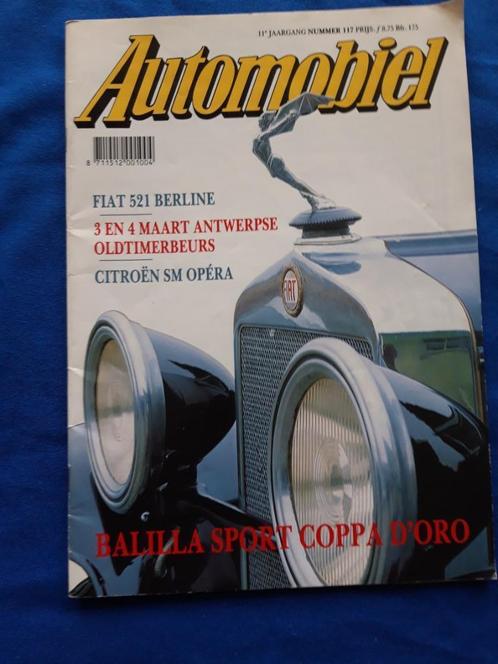 het Automobiel 117 - Amphicar - Citroën SM - Fiat - Michelot, Boeken, Auto's | Folders en Tijdschriften, Zo goed als nieuw, Citroën