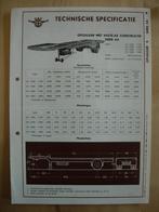 DAF AA 1200 & 1600 Oplegger Specificatie folder 1956, Ophalen, Zo goed als nieuw, Overige merken, DAF