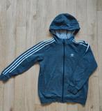 Adidas vest hoodie donkergrijs maat 164, Kinderen en Baby's, Kinderkleding | Maat 164, Trui of Vest, Gebruikt, Ophalen of Verzenden
