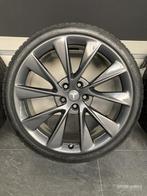 21” originele Tesla Model S Twin Turbine velgen + nwe banden, Auto-onderdelen, Banden en Velgen, Banden en Velgen, Personenwagen