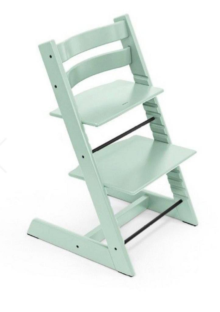 Stokke trip trap soft mint 2021 model, Kinderen en Baby's, Kinderstoelen, Zo goed als nieuw, Meegroeistoel, Ophalen