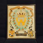 Tegel 50 Jaar WILHELMINA Westraven Utrecht Cloisonné Ceramic, Antiek en Kunst, Ophalen of Verzenden