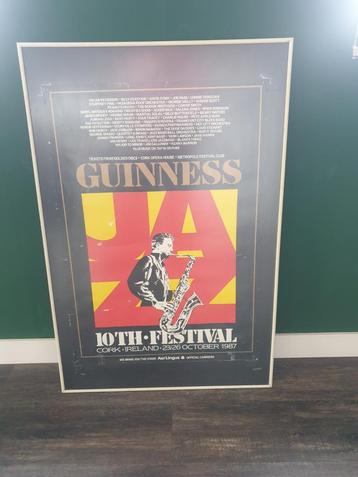 Guinness Jazz Festival 1987 Poster beschikbaar voor biedingen