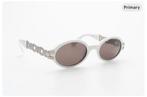 Vintage Fendi Zonnebril SL7517 Wit, Overige merken, Zonnebril, Wit, Ophalen of Verzenden