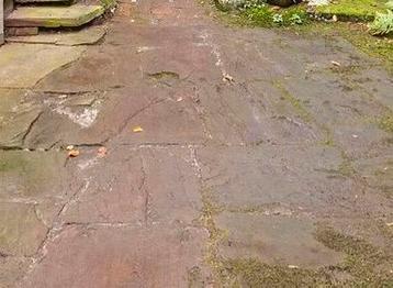Leistenen Flagstones natuursteen rood bruin 65x45x5,5cm  beschikbaar voor biedingen