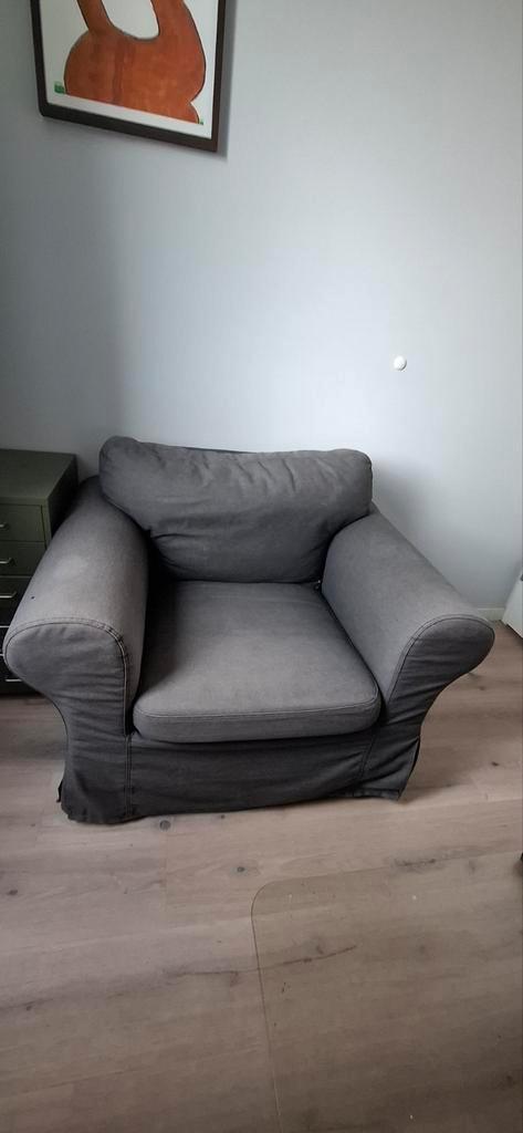Ikea EKTORP fauteuil, Huis en Inrichting, Fauteuils, Gebruikt, 75 tot 100 cm, Ophalen