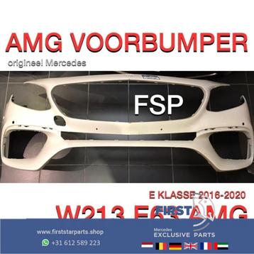 W213 S213 E63 AMG VOORBUMPER Mercedes E Klasse 63 2016-2020  beschikbaar voor biedingen