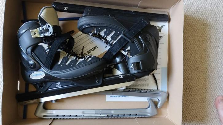 Zandstra Ving Combi noren - compleet met combi-mechanisme, Sport en Fitness, Schaatsen, Gebruikt, Noren, Zandstra, Klapschaats