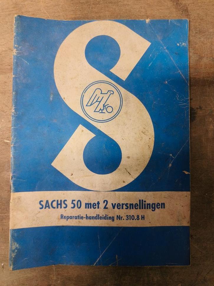 Sachs 50 2V Reparatiehandleiding Nr. 310.8H, Fietsen en Brommers, Handleidingen en Instructieboekjes, Ophalen of Verzenden