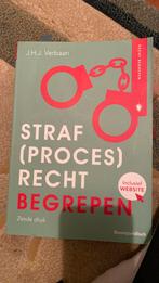 Joost Verbaan - Straf(proces)recht begrepen, Boeken, Ophalen of Verzenden, Zo goed als nieuw, Joost Verbaan