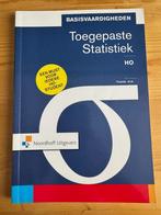 Basisvaardigheden toegepaste statistiek, Boeken, Zo goed als nieuw, Noordhoff Uitgevers, Beta, HBO