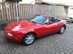 Mazda MX-5 1.6 16V Miata U9 *1990* Rood, Airco, Mooie auto!, Voorwielaandrijving, Stof, Zwart, Cabriolet