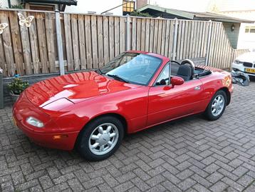 Mazda MX-5 1.6 16V Miata U9 *1990* Rood, Airco, Mooie auto! beschikbaar voor biedingen
