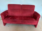 3-zits rode bank, Ophalen, Gebruikt, Tweepersoons, 75 tot 100 cm
