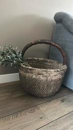 Aura Peeperkorn | mooie mand | vissersmand, Ophalen, Zo goed als nieuw, Rond, Riet