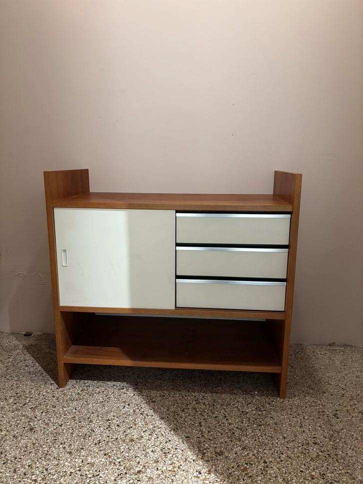 Vintage Kast Kastje Dressoir Poul Cadovius voor KLM, Huis en Inrichting, Kasten | Ladekasten, Zo goed als nieuw, Minder dan 100 cm