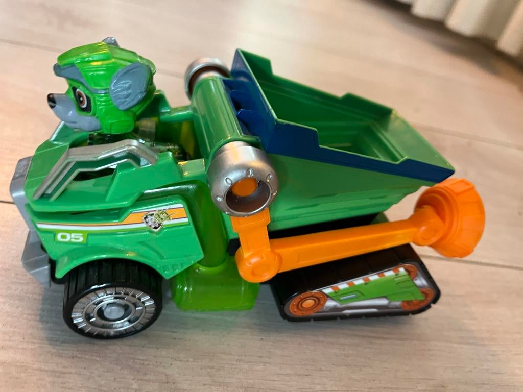Paw Patrol auto - Rocky, Kinderen en Baby's, Speelgoed | Actiefiguren, Ophalen of Verzenden, Zo goed als nieuw