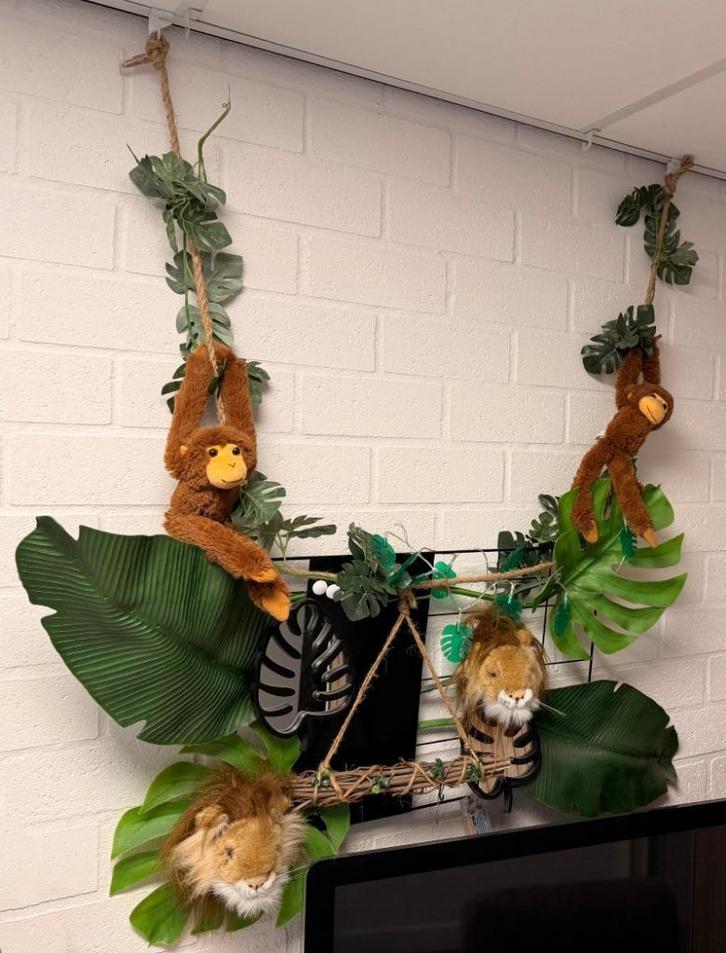 Jungle decoratie, Kinderen en Baby's, Kinderkamer | Inrichting en Decoratie, Zo goed als nieuw, Wanddecoratie, Ophalen of Verzenden