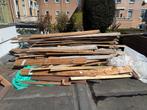 Antieke Houten Vloerdelen - 20 m2, Doe-het-zelf en Verbouw, Hout en Planken, Ophalen, Gebruikt, Minder dan 25 mm, Plank
