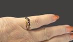 Gouden Vintage ring met edelsteen granaat. 2025/650., ., Ophalen of Verzenden, ., Met edelsteen