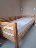 eenpersoons bed met matras, Huis en Inrichting, Slaapkamer | Bedden, 100 cm, Eenpersoons, Hout, Ophalen