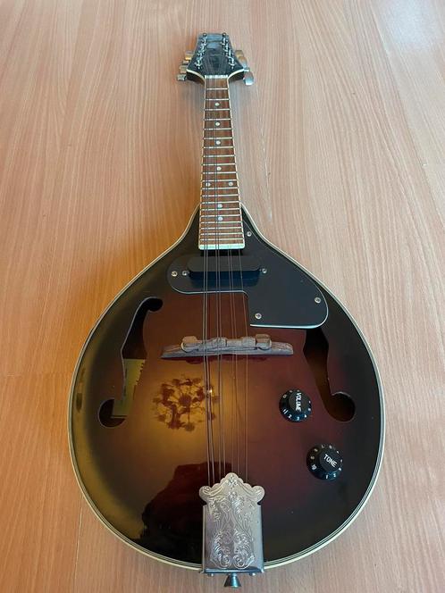 Semi-akoestische mandoline van Maykie LM05, Muziek en Instrumenten, Snaarinstrumenten | Mandolines, Zo goed als nieuw, Ophalen