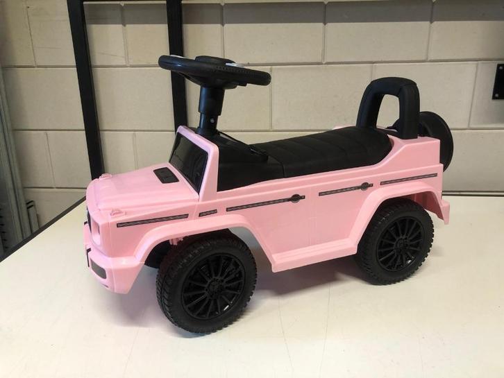 Bandits & Angels loopauto Mercedes Benz G350D retro roze, Kinderen en Baby's, Speelgoed | Buiten | Voertuigen en Loopfietsen, Nieuw