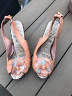 Zomerse sleehak, Ophalen of Verzenden, Espadrilles of Moccasins, Roze, Gedragen