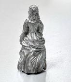 Victoriaanse dame vrouw figuur van Tin - 6cm vintage antiek, Antiek en Kunst, Ophalen of Verzenden