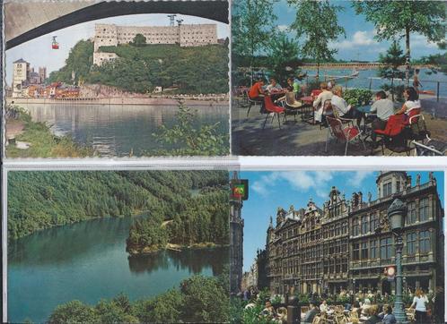 31 buitenlandse gelopen Ansichtkaarten van oa Belgie -,Bruss, Verzamelen, Ansichtkaarten | België, Gelopen, Brussel (Gewest), 1960 tot 1980