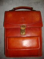 Vintage bruine leren Pierre Cardin Paris heren tas, Gebruikt, Bruin, Minder dan 40 cm, Minder dan 35 cm