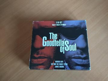3-CD-box The Goodfellas of Soul. Marvin Gaye - James Brown beschikbaar voor biedingen