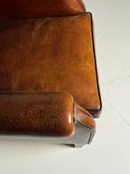 Schapenleren Wingback fauteuil klassiek, Huis en Inrichting, Fauteuils, Ophalen, Gebruikt, 75 tot 100 cm