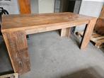 Eettafel steigerhout, Huis en Inrichting, Tafels | Sidetables, Ophalen, Gebruikt, 75 cm of meer, 150 tot 200 cm