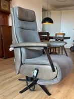 Elektrische Relaxfauteuil met Sta-op Functie –, Ophalen of Verzenden, Zo goed als nieuw, Leer, 75 tot 100 cm
