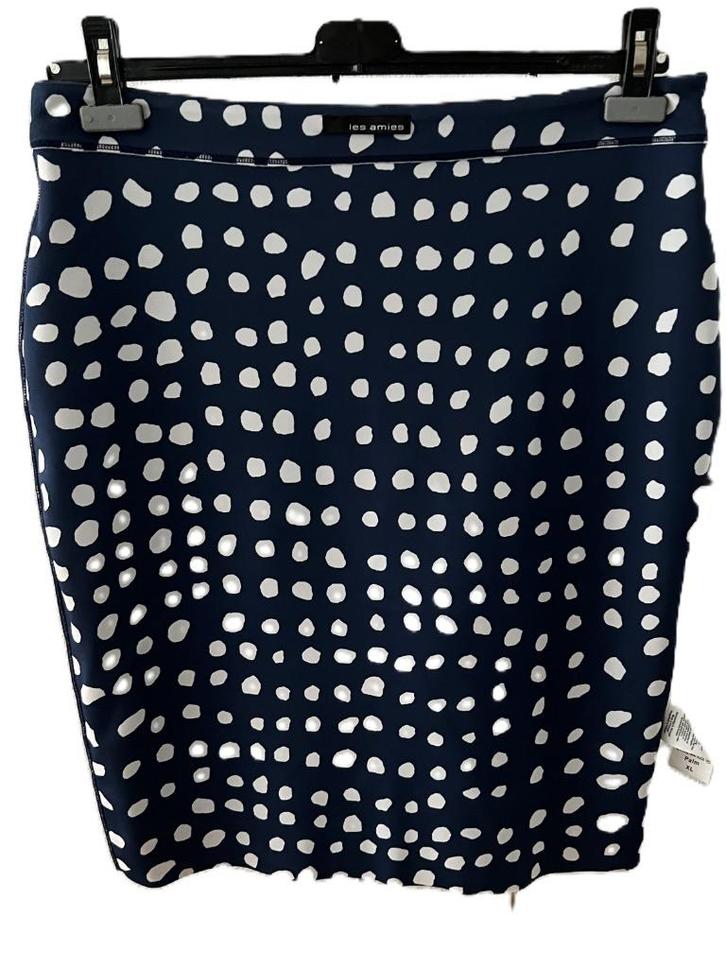 Nieuw: Lizzy & Coco rok Palm XL reversible blauw of roze, Kleding | Dames, Rokken, Zo goed als nieuw, Maat 42/44 (L), Blauw, Onder de knie