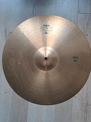 Paiste 505 ride 20" bekken cymbal voor drumstel  beschikbaar voor biedingen