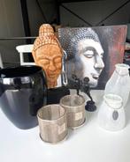 Woonaccessoires | vaas | schilderij | riverdale I, Gebruikt, Overige kleuren, Ophalen of Verzenden, Glas