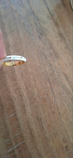 Anna Nina ring 16mm, Ophalen of Verzenden, Dame of Heer, Zilver, Kleiner dan 17