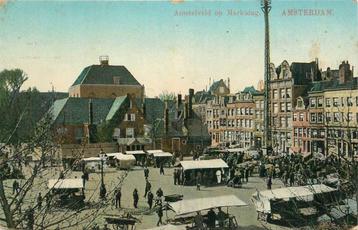 (304-201-001) Amsterdam Amstelveld op Marktdag beschikbaar voor biedingen