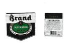 Bieretiket Brand Bier Imperator  30 cl  thte 1989-1990, Verzamelen, Ophalen of Verzenden, Gebruikt, Overige typen, Overige merken