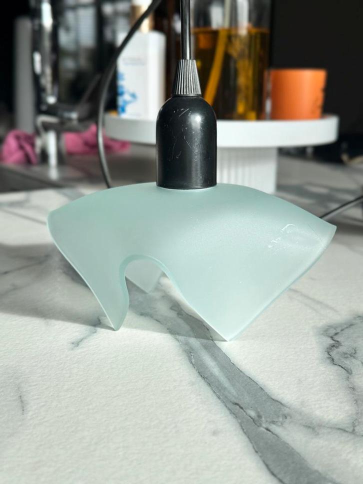 Vintage Hanglampje - Stijlvol & Uniek, Huis en Inrichting, Lampen | Hanglampen, Gebruikt, Minder dan 50 cm, Glas, Ophalen of Verzenden