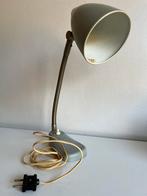 Vintage HALA Zeist Buro-Tafellamp Grijs H. Busquet Jaren 60, Antiek en Kunst, Antiek | Lampen, Ophalen of Verzenden